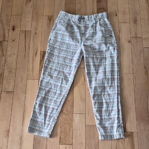 Volcom Women's Size 28 Cropped Plaid Pants